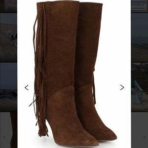 Sam Edelman fringe suede boot